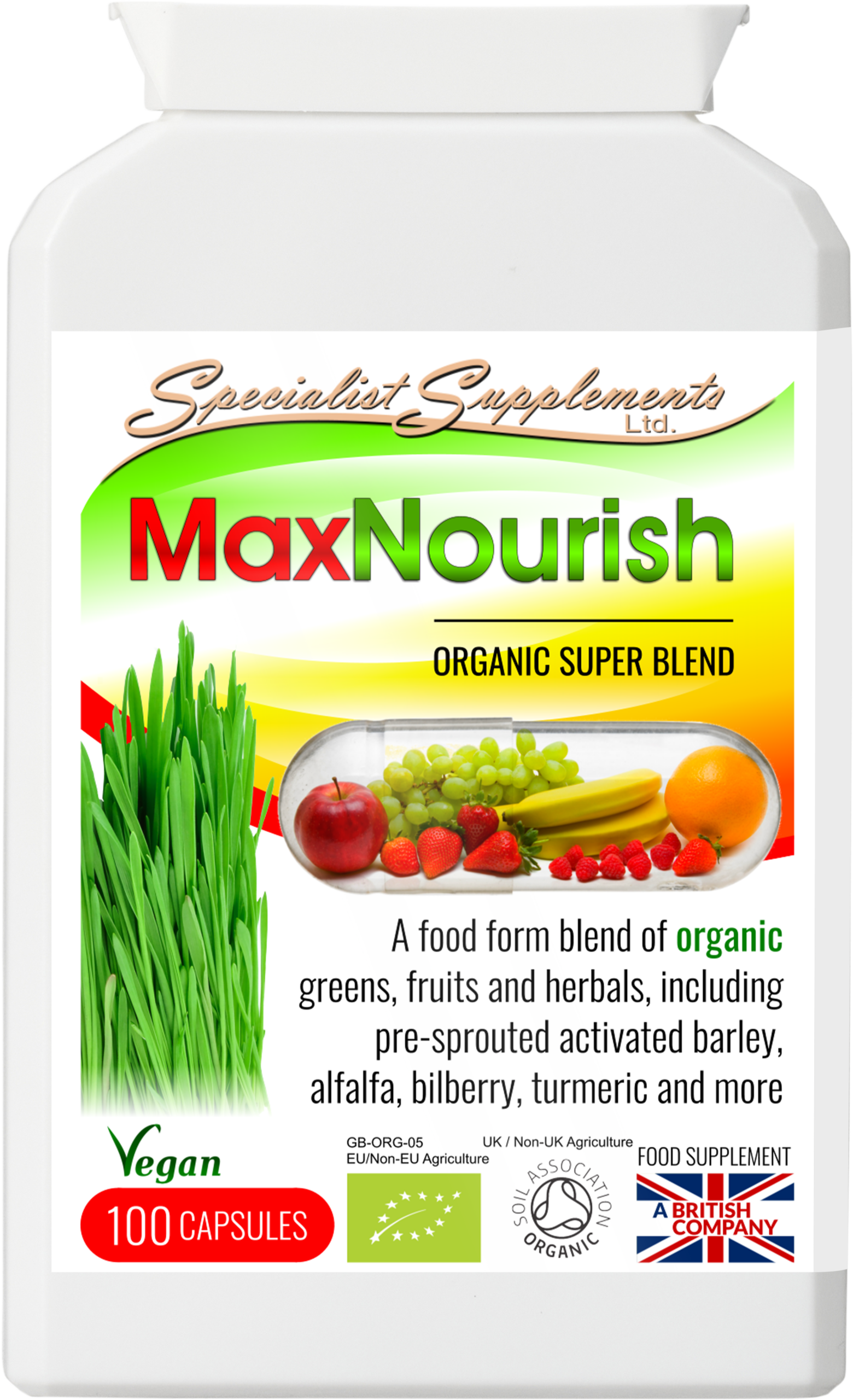 MaxNourish (ORGANIC) Capsules