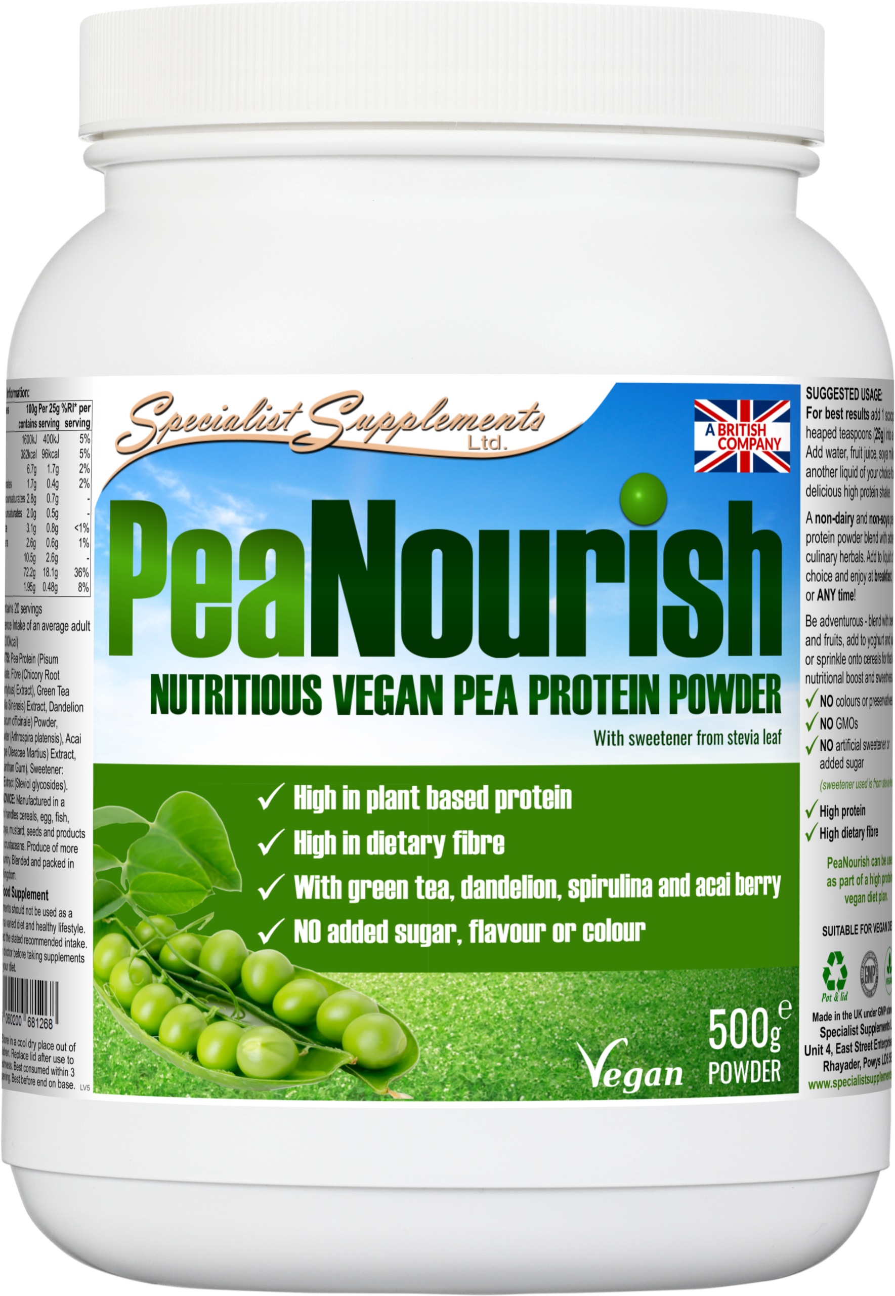 PeaNourish Powder