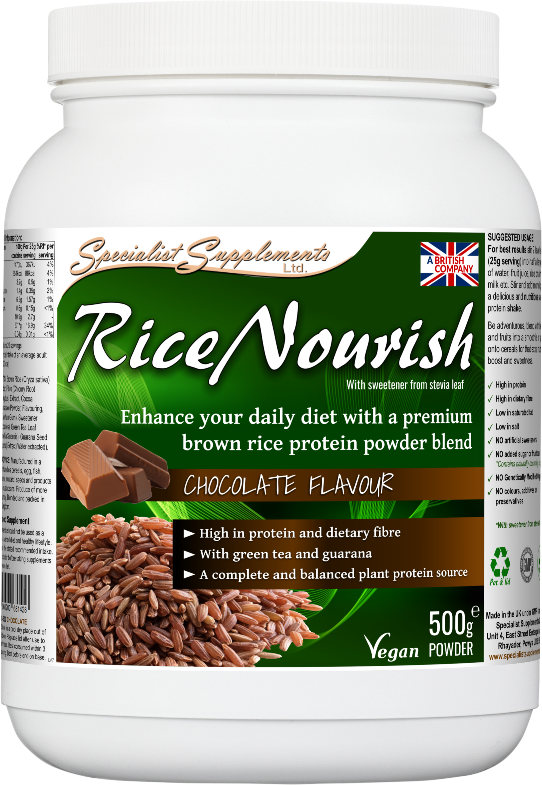 RiceNourish (Chocolate Flavour) Powder