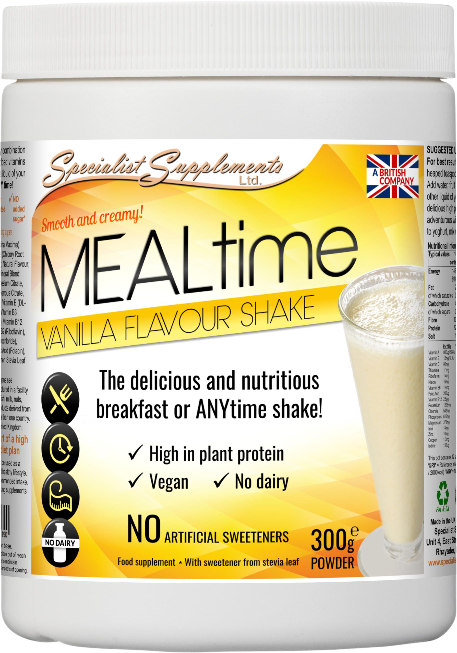 MEALtime (Vanilla Flavour) Powder