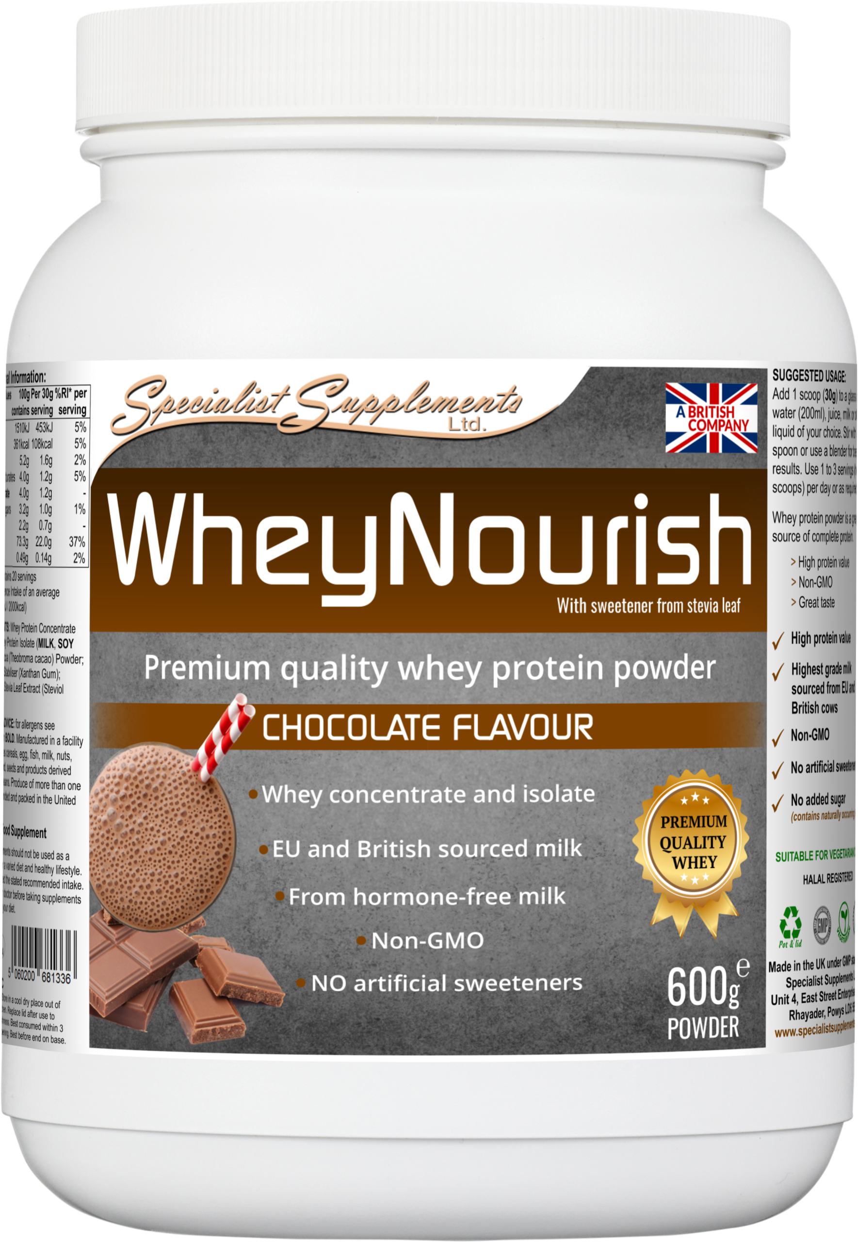 WheyNourish (Chocolate Flavour) Powder