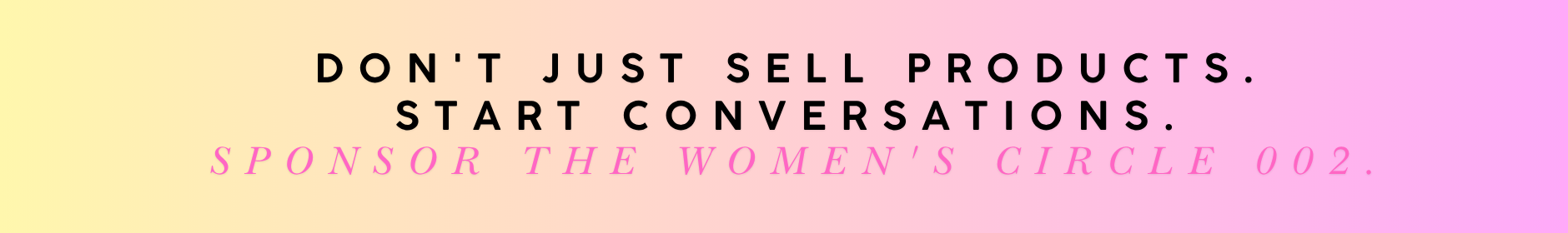 SPONSOR 002 WOMENS CIRCLE BANNER